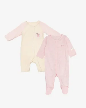On The Move Romper Bundle (Pack of 2, Ballet Pink)