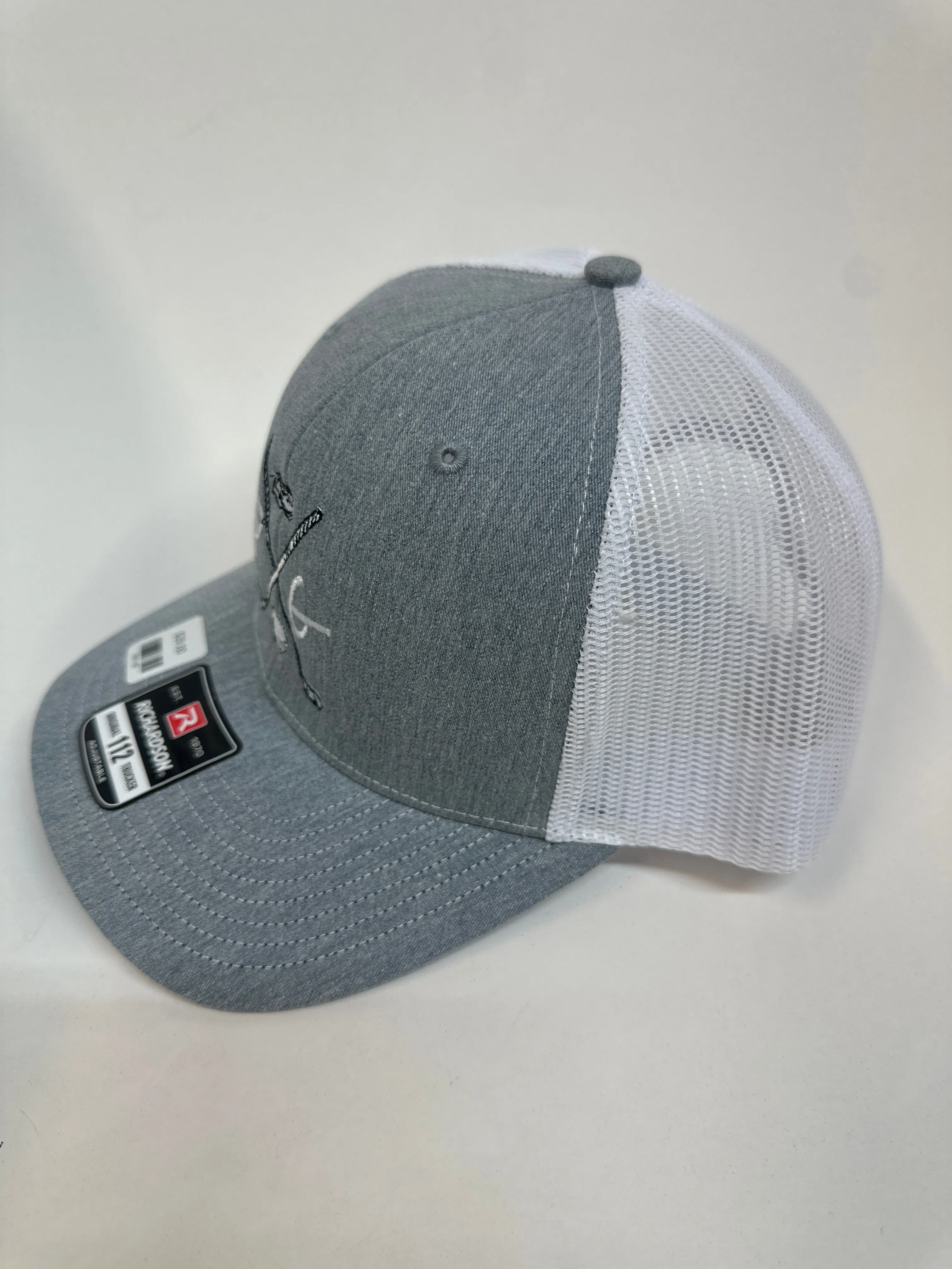 Peanuts and Golf Trucker Golf Hat - Grey/White
