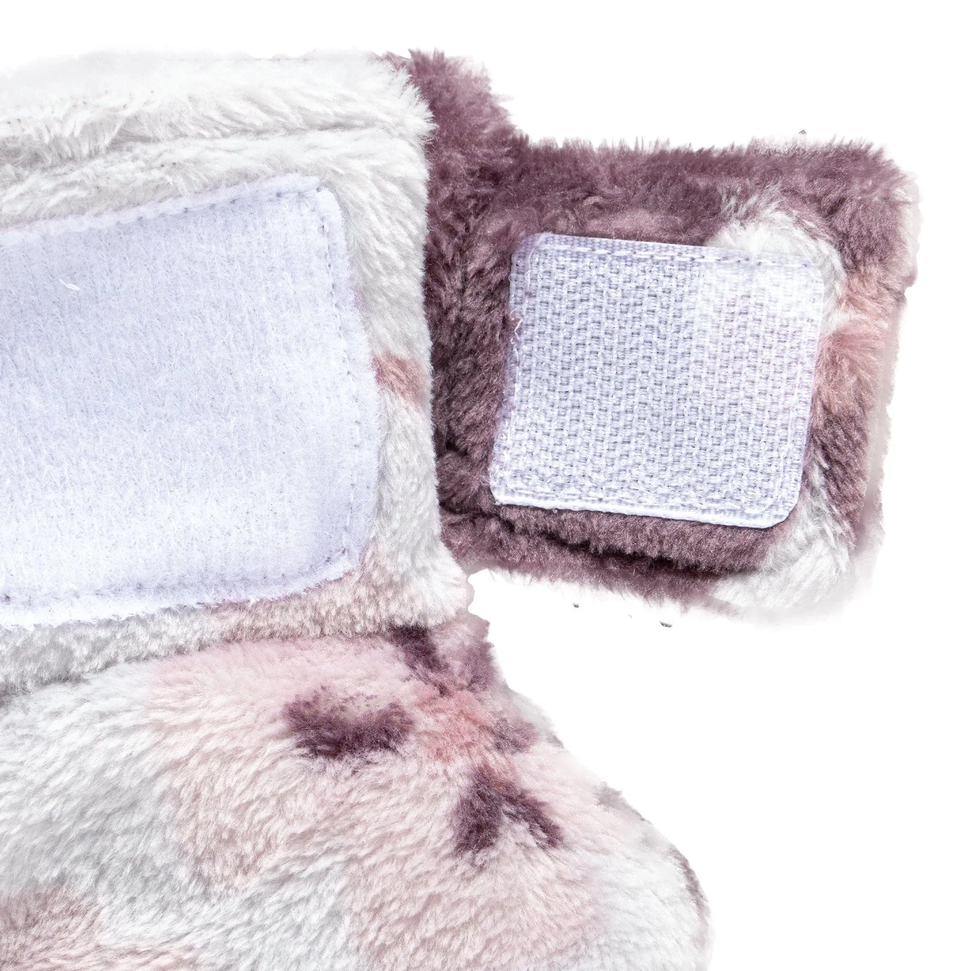 Perlimpinpin Plush Booties - Pansies