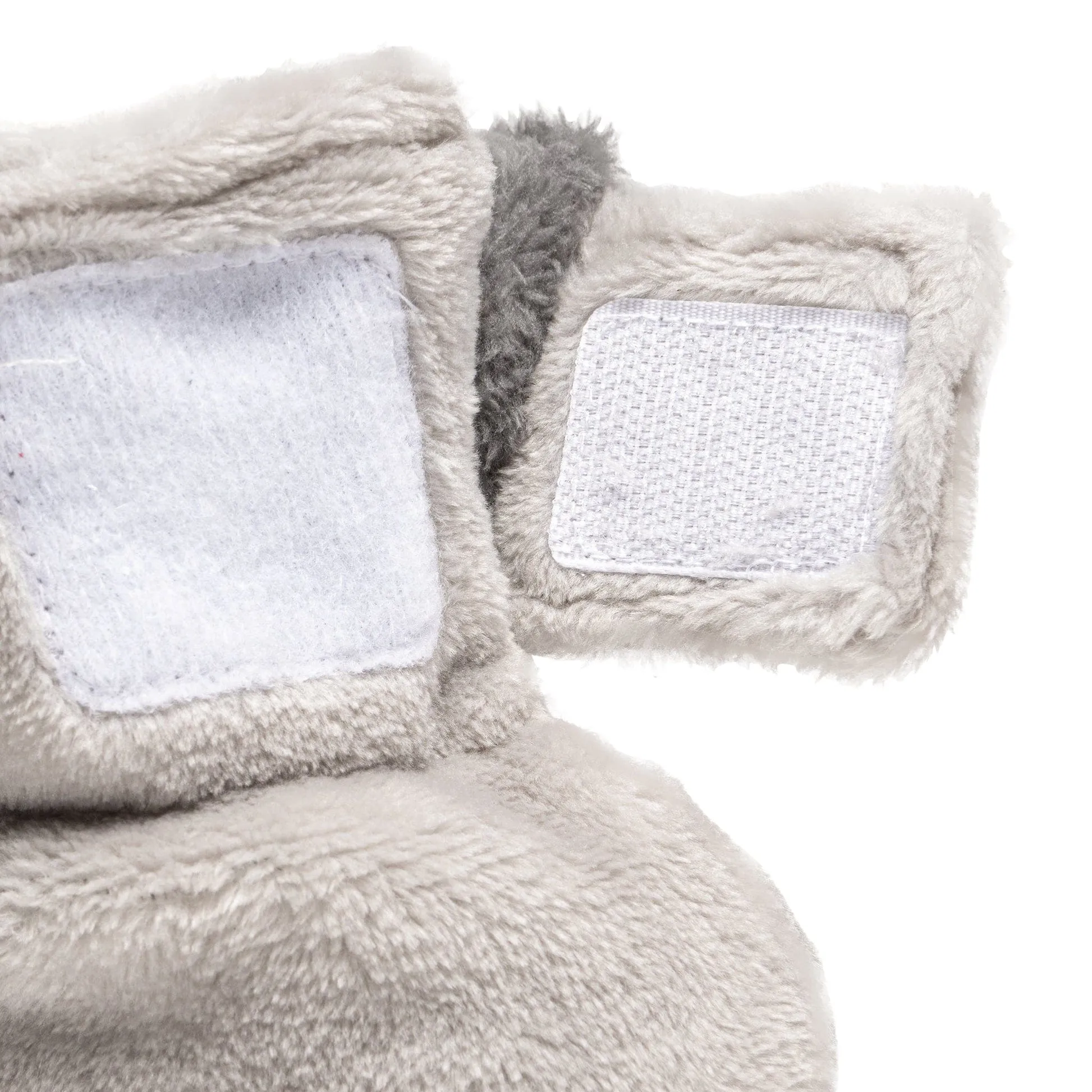 Perlimpinpin Plush Booties - Taupe