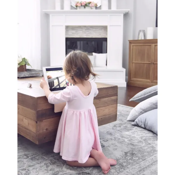 Petal Pink Twirl Dress