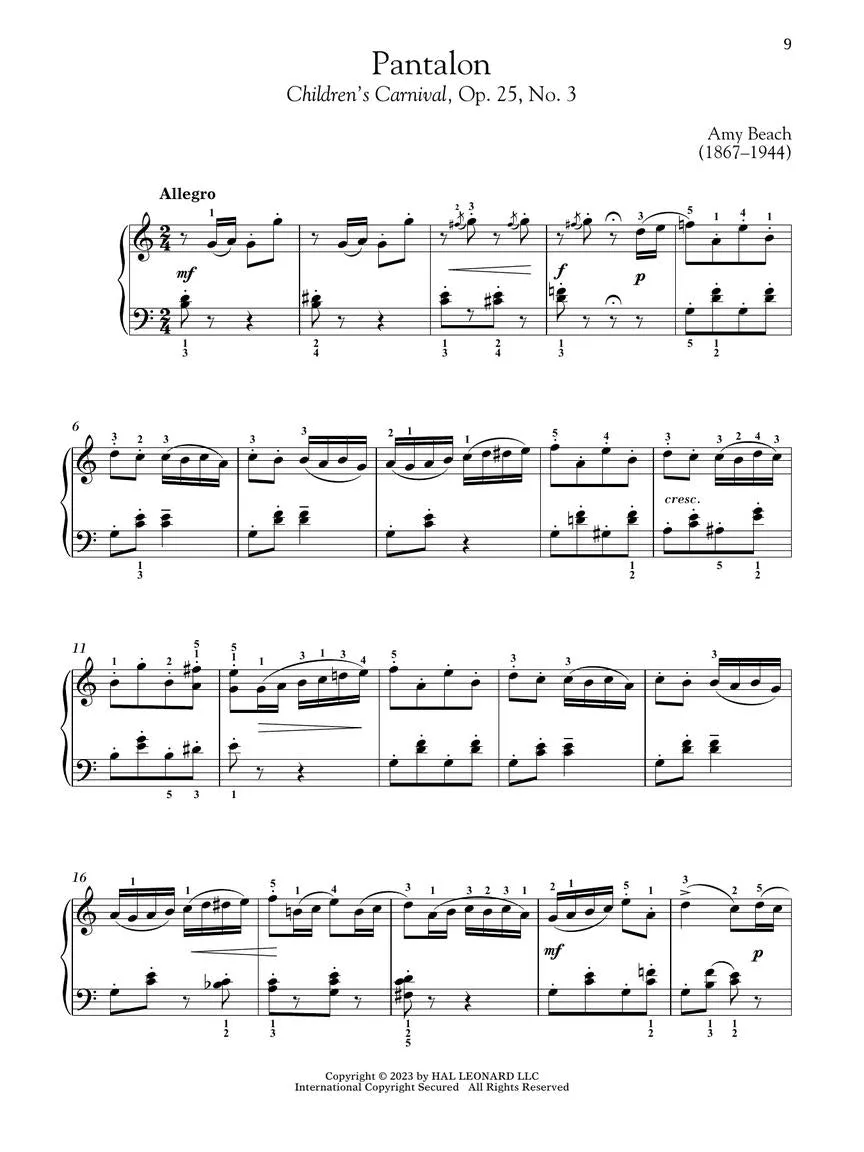 Piano Music by Women Composers Book 1