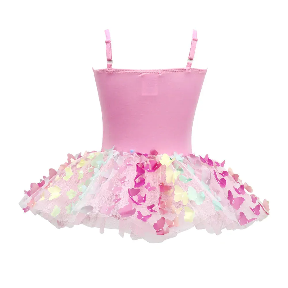 Pink Poppy Rainbow Butterfly Tutu
