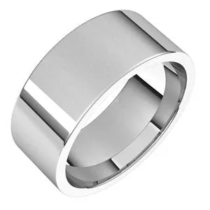 Platinum 8 mm Flat Comfort Fit Light Band Size 12.5