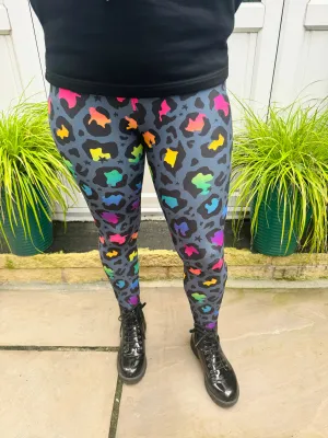 Rainbow Leopard CASUAL Leggings