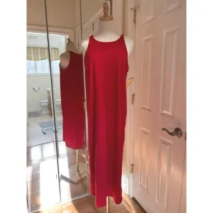 Red Lole Luisa Comfortable High Neck Maxi Dress