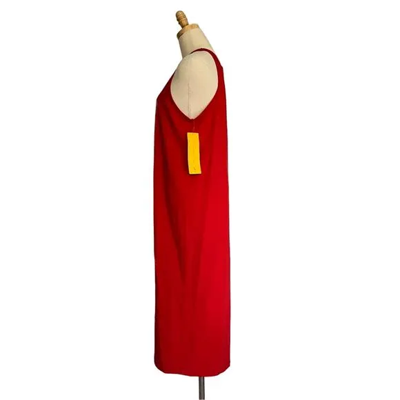 Red Lole Luisa Comfortable High Neck Maxi Dress
