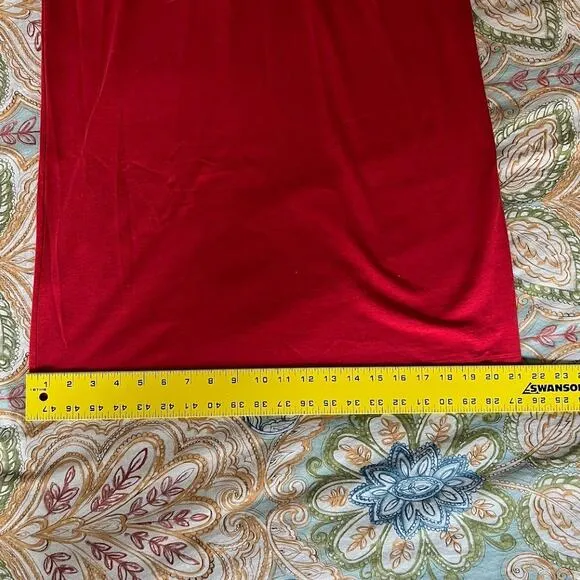 Red Lole Luisa Comfortable High Neck Maxi Dress