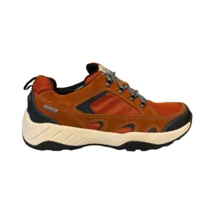 Rockport Men's XCS Spruce Peak Blucher Walking Shoe, Rust Brown Suede, sz 9