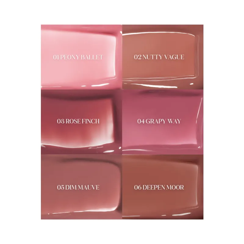 Rom&nd Glasting Color Gloss 4g (6 Colors)