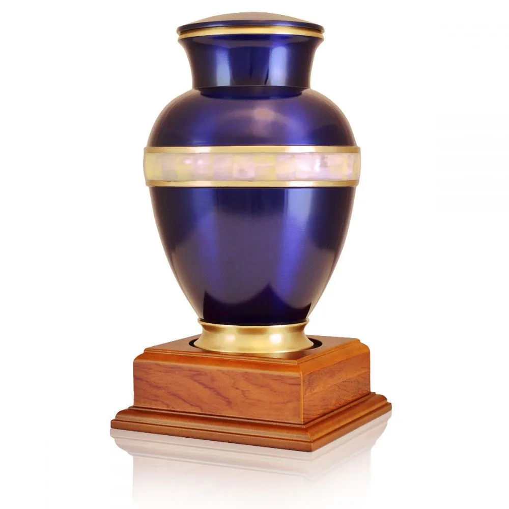 Rose Mother of Pearl Urn