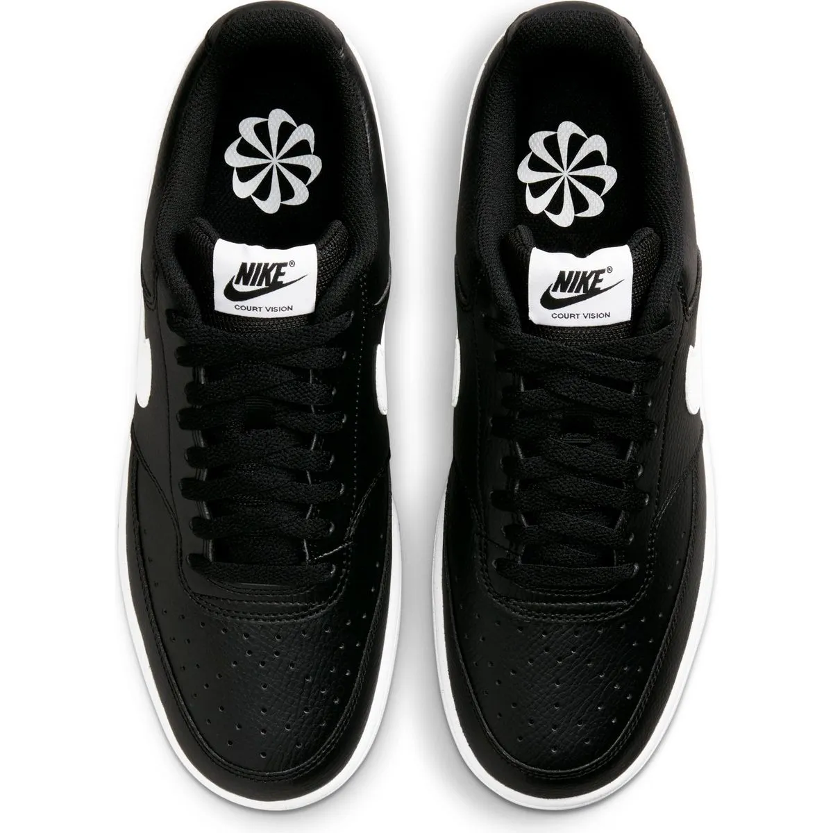 SCARPE NIKE COURT VISION LOW NEXT NATURE SNEAKERS NERE