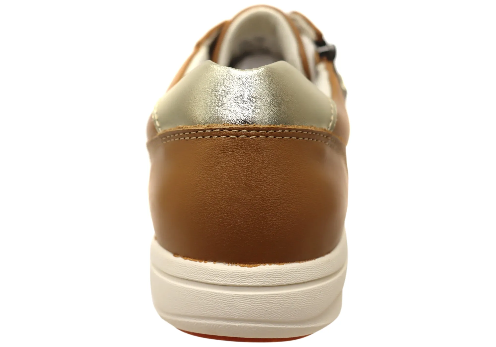 Scholl Orthaheel Womens Leather Comfortable North Sneakers Shoes