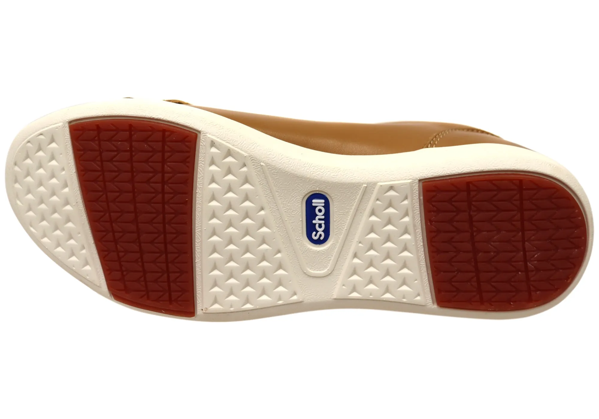 Scholl Orthaheel Womens Leather Comfortable North Sneakers Shoes
