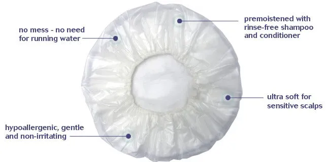 Shampoo Cap DawnMist® Redi Wash® 1 per Pack Individual Packet Scented by Dukal