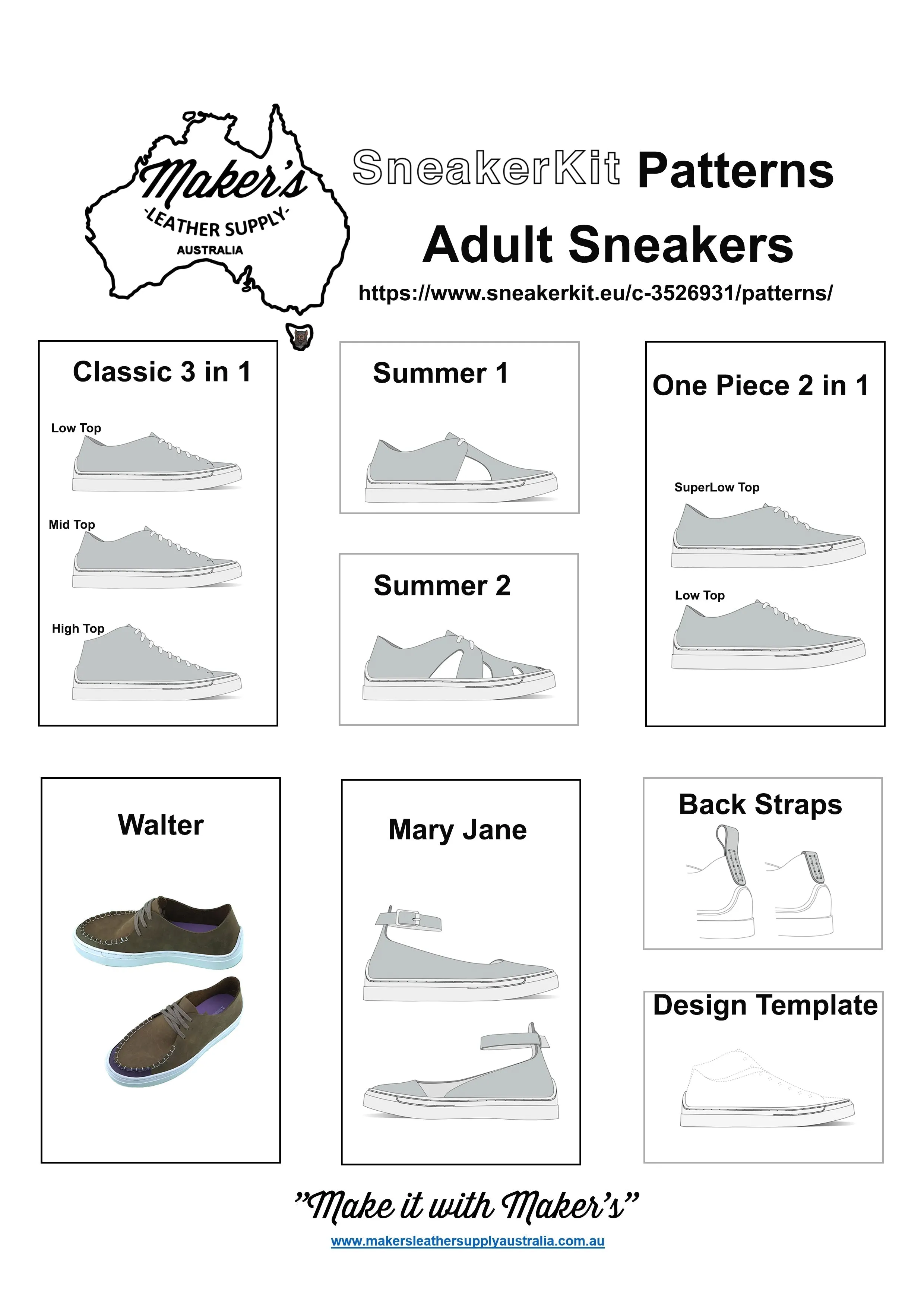 SneakerKit Adult Size 44  (Mens 11)