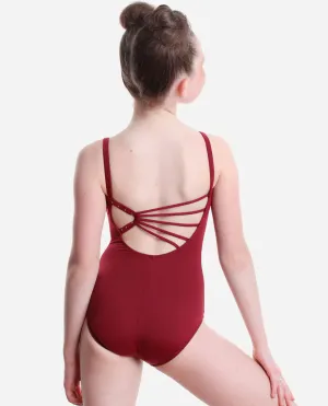 So Danca Child’s Raspberry Camisole Leotard with Diamante Detail