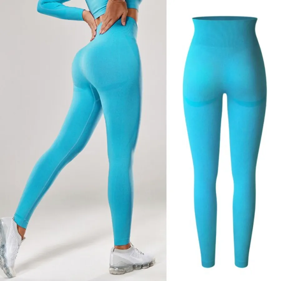 Soft Shade Leggings - Blue-Style 1