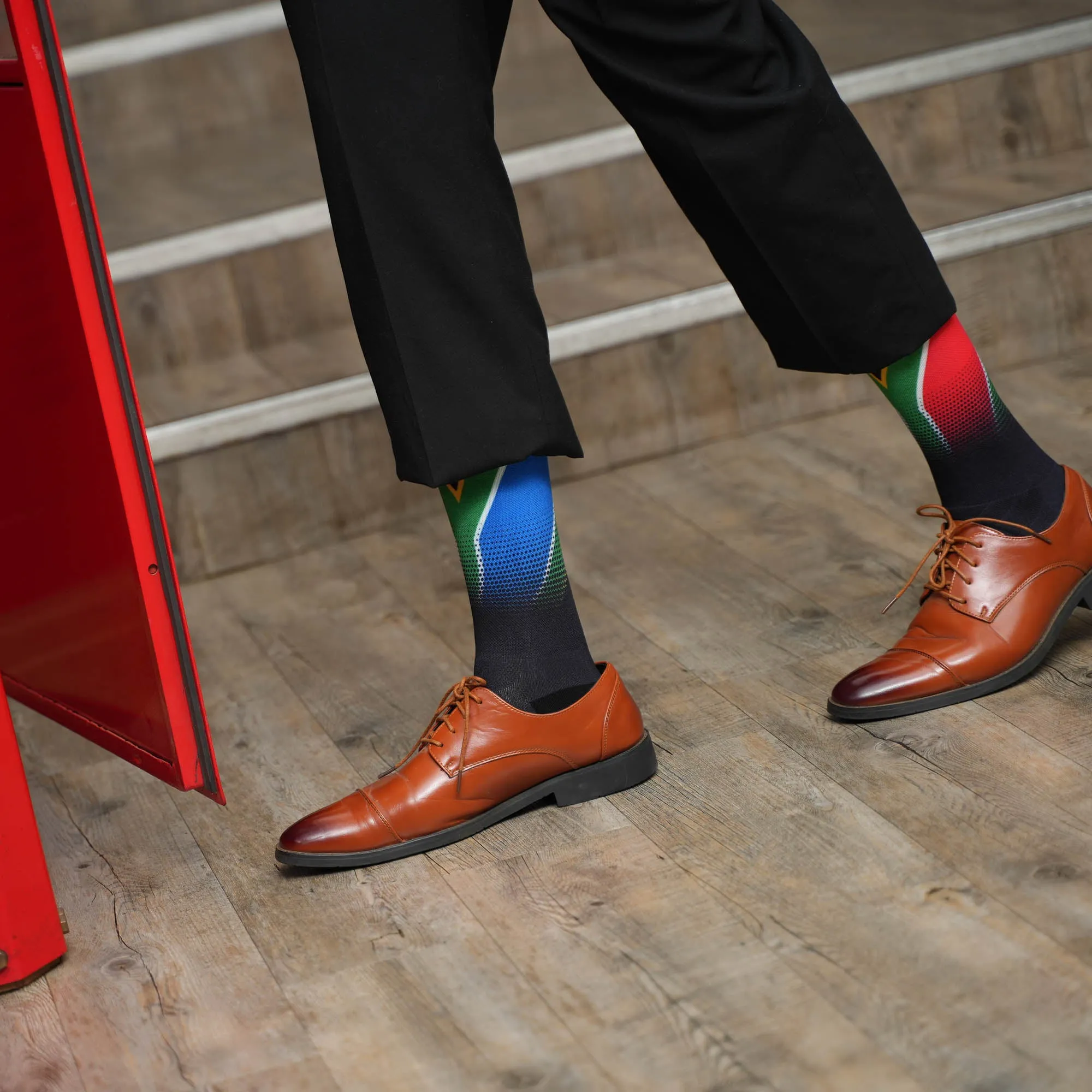 South Africa Flag Socks
