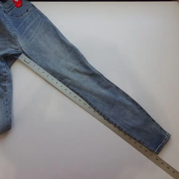 SPANX Skinny Jeans Denim Light Vintage Wash Blue Shaping Stretch NWT Size S $128
