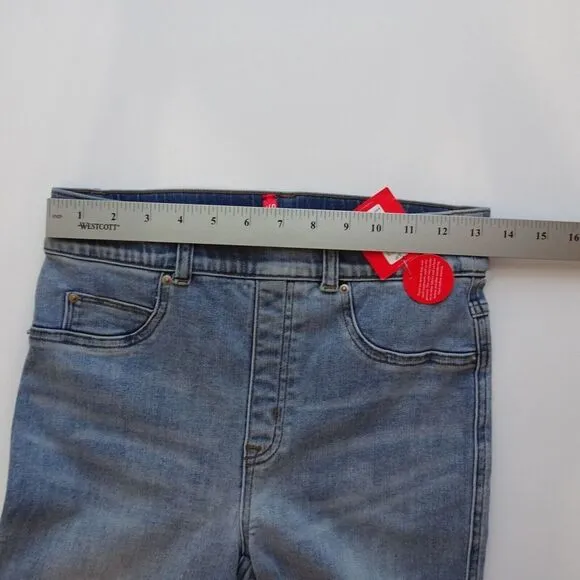 SPANX Skinny Jeans Denim Light Vintage Wash Blue Shaping Stretch NWT Size S $128