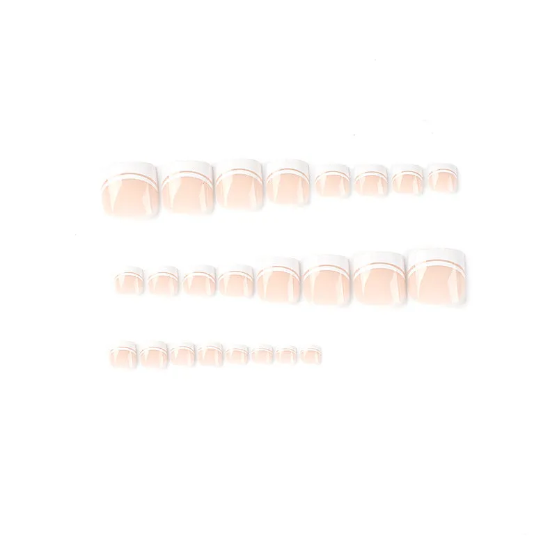 Square Toe Simple White
