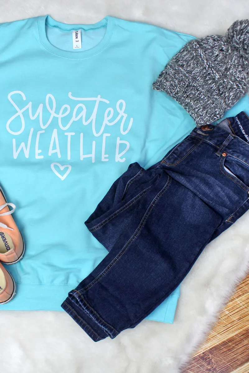 Sweater Weather Unisex Fleece Crew