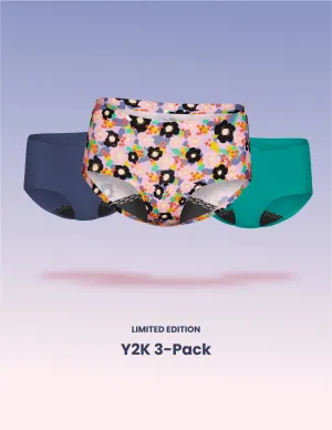 Teen Leakproof UltraThin No-Show Boyshort 3-Pack - Kit