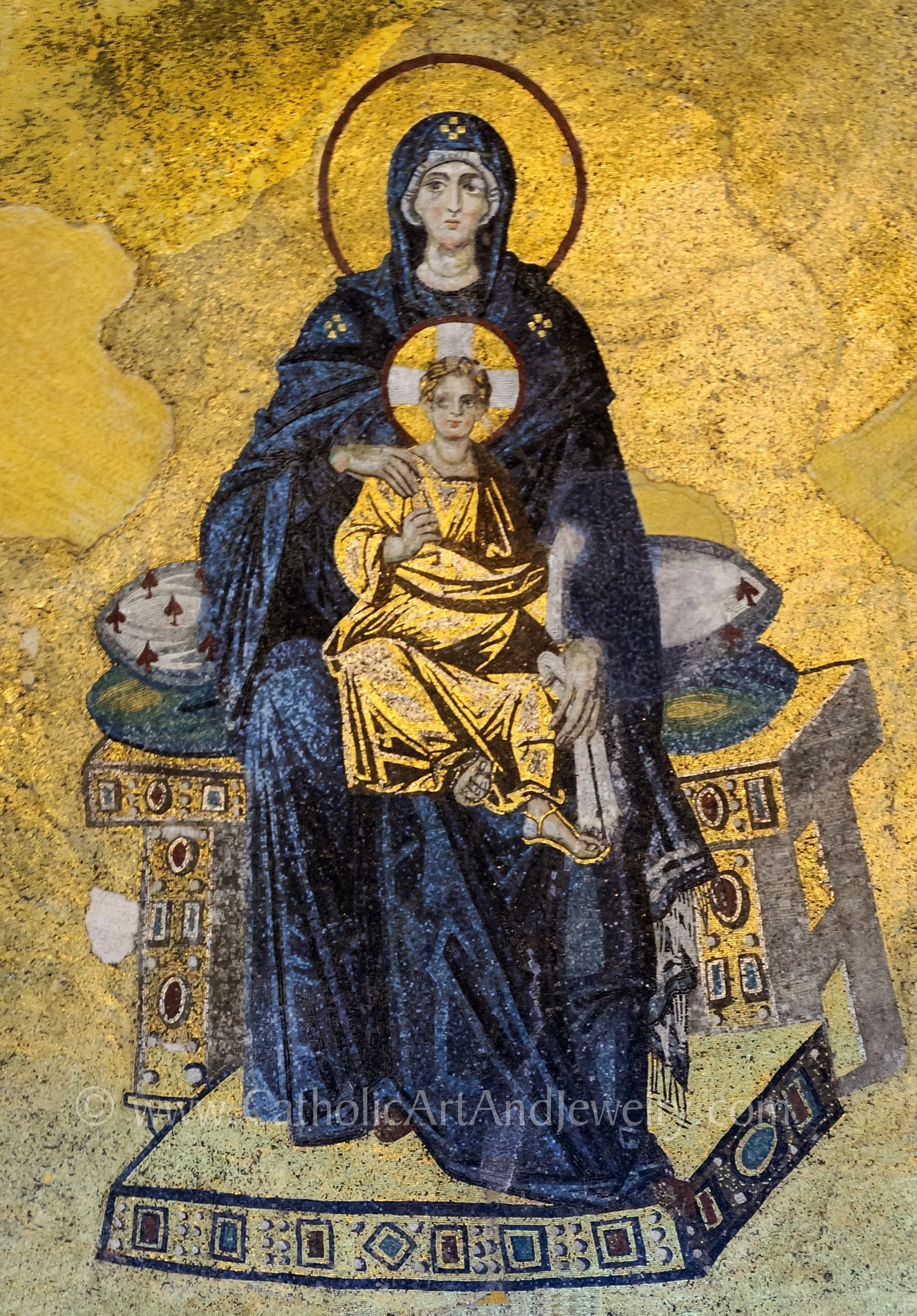 Theotokos – The Virgin and Child – Hagia Sophia, 537 A.D. – 3 sizes