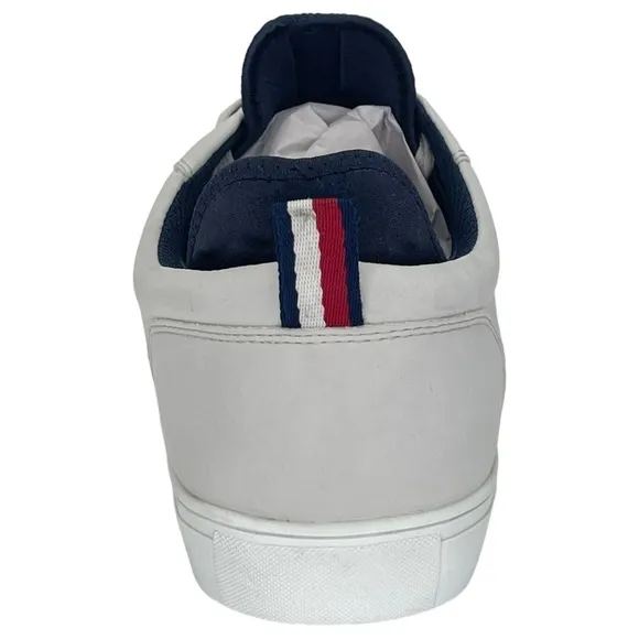 Tommy Hilfiger McNeil Cream Faux Leather Mens Sneakers 12M