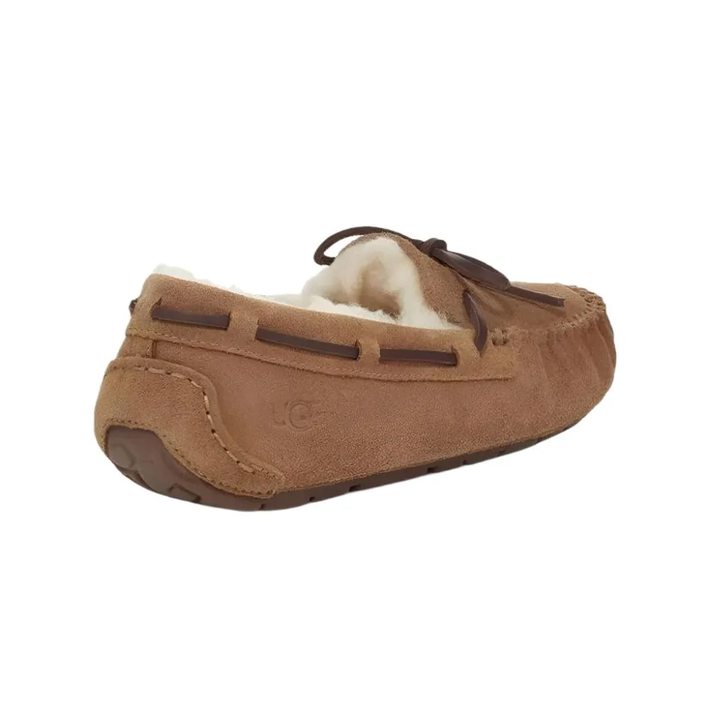 Ugg Big Girls Dakota Moccasin Suede Slipper Chestnut