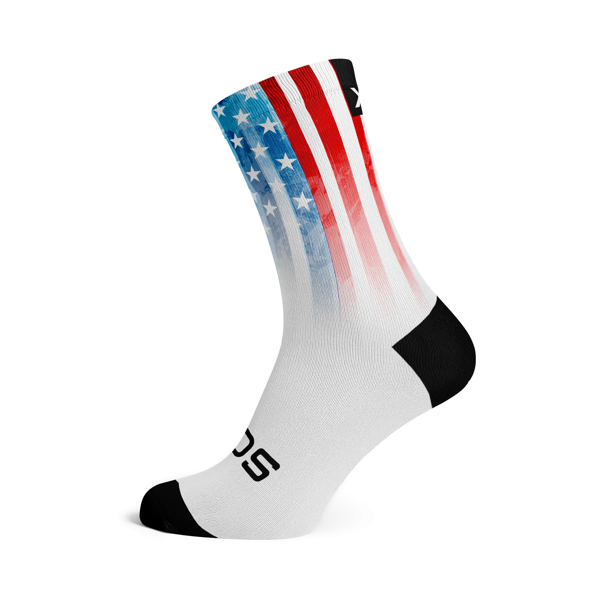 USA Paint Flag Socks