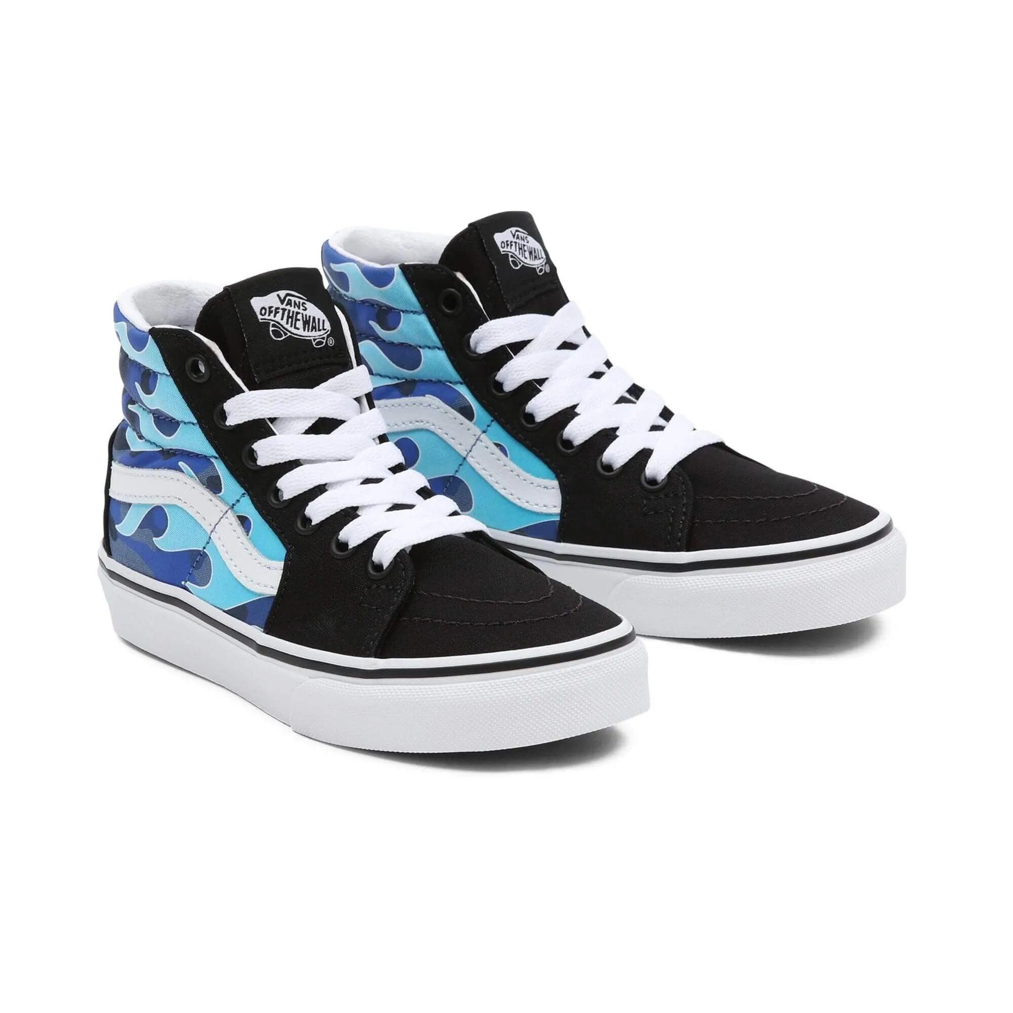 VANS UY SK8-Hi (CAMO FLAME) BLACK/Ice Flame