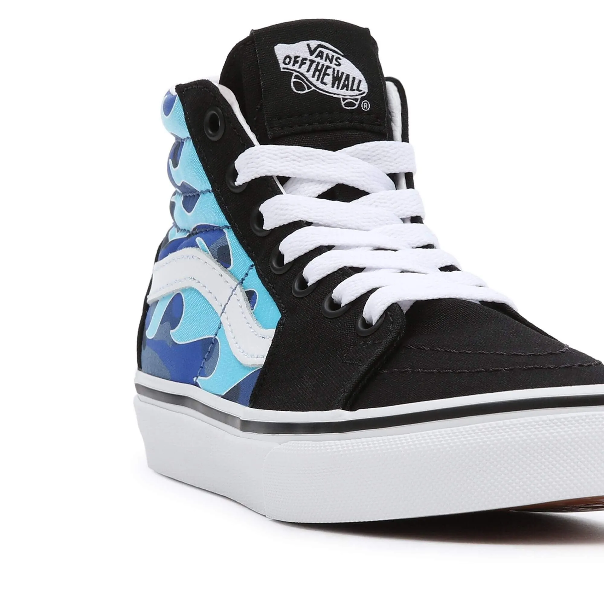 VANS UY SK8-Hi (CAMO FLAME) BLACK/Ice Flame