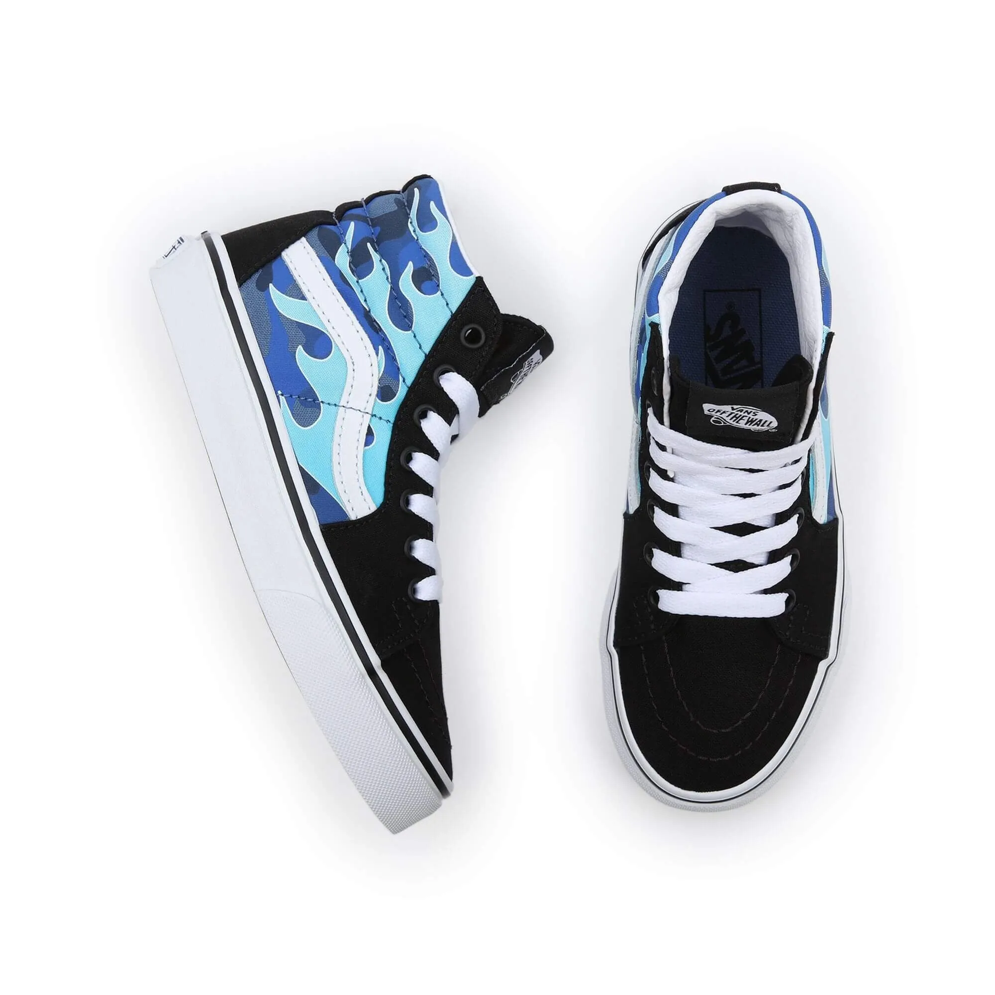 VANS UY SK8-Hi (CAMO FLAME) BLACK/Ice Flame