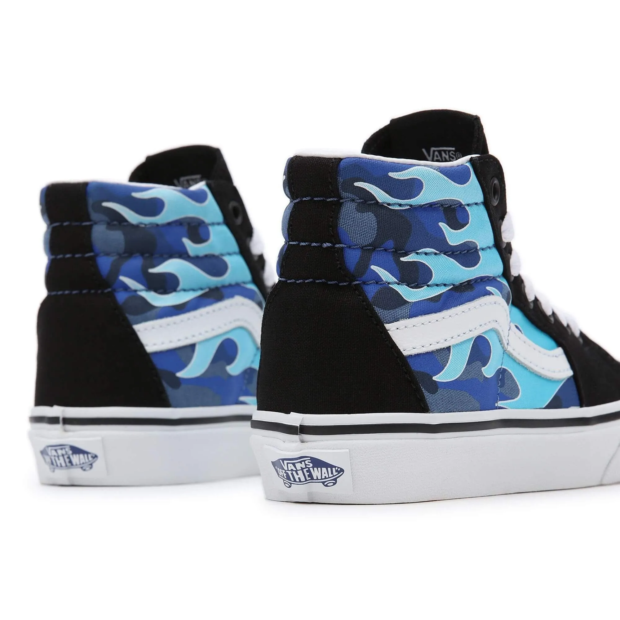 VANS UY SK8-Hi (CAMO FLAME) BLACK/Ice Flame