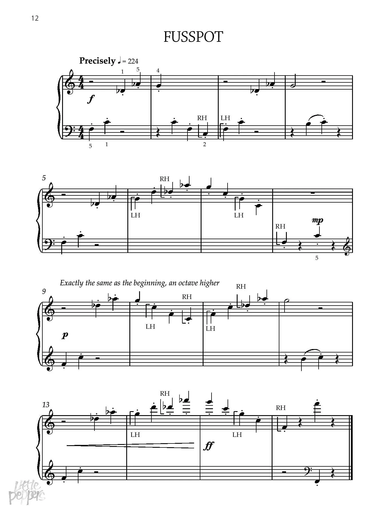 Very Easy Little Peppers for Easy Piano