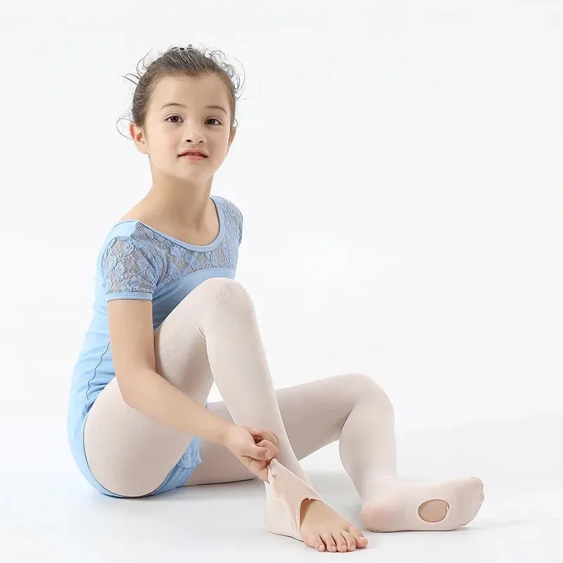 Vienna Dancewear - Convertible Ballet Tights - Pink
