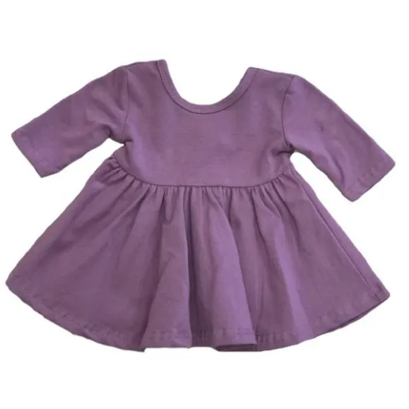Vintage Violet Twirl Dress