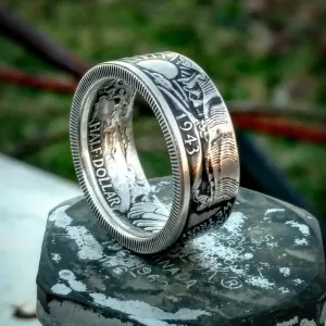 Walking Liberty Half Dollar Coin Ring