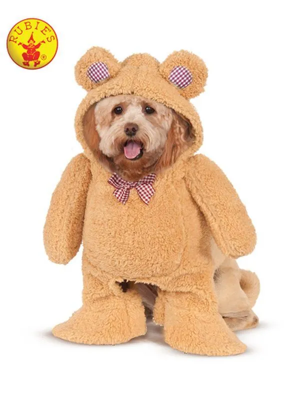 Walking Teddy Bear Pet Costume Size L