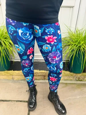 Winter Blossom CASUAL Leggings