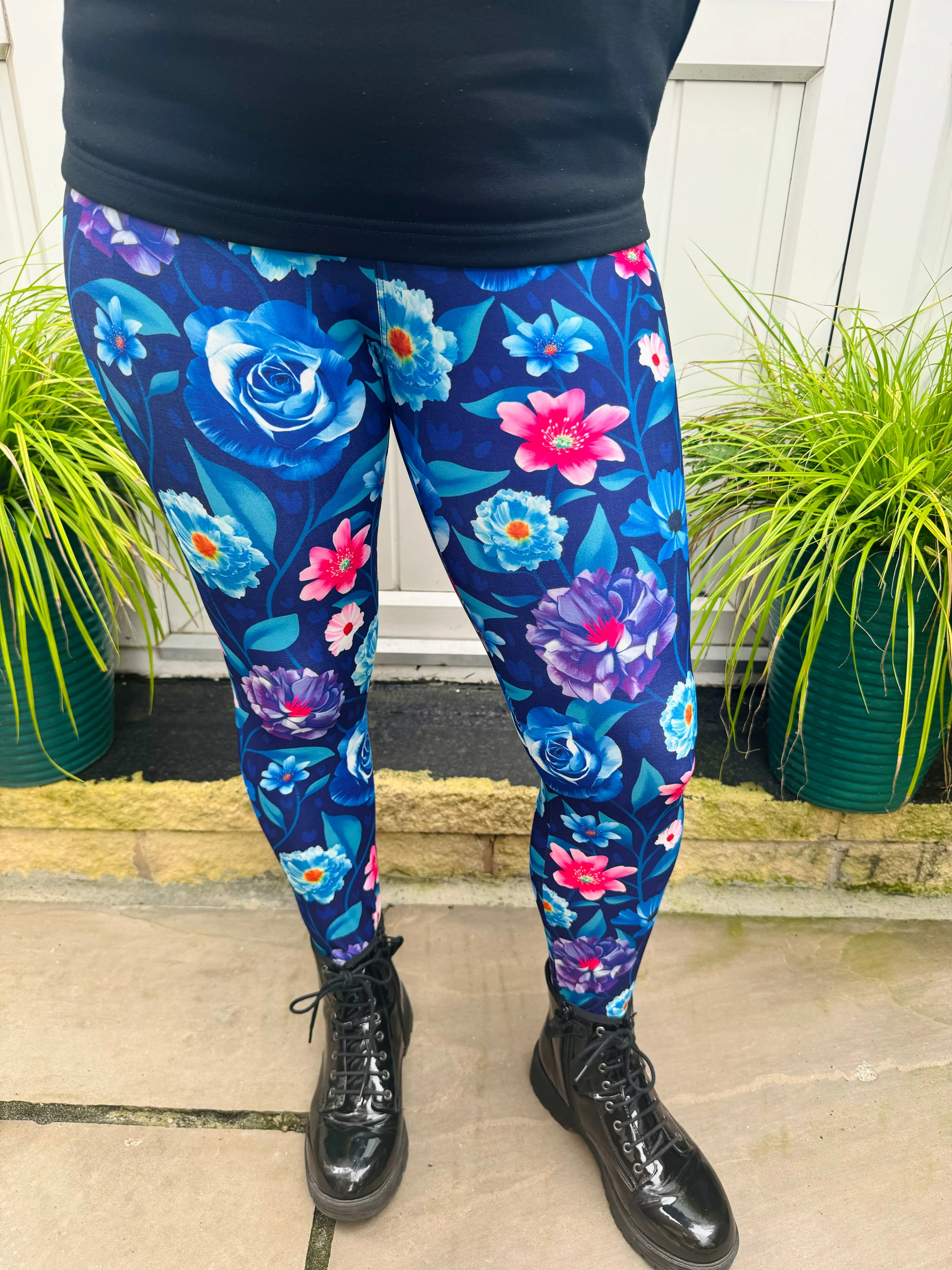 Winter Blossom CASUAL Leggings
