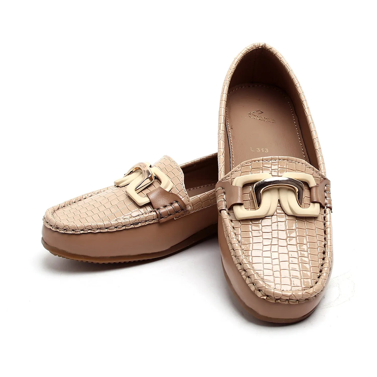 Women's Loafers - Beige