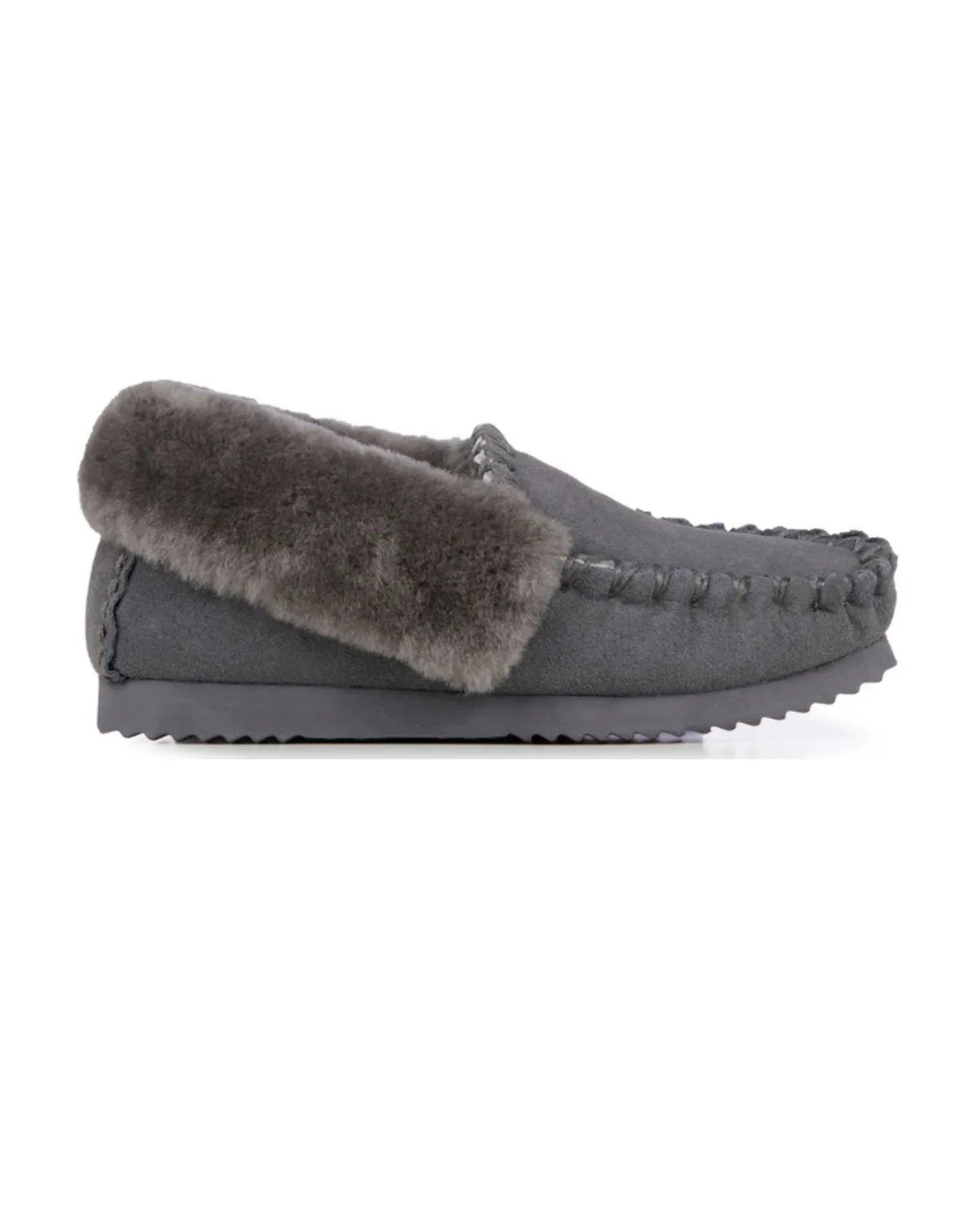 Womens Molly Moccasin - Charcoal I 6