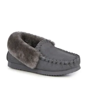 Womens Molly Moccasin - Charcoal I 6