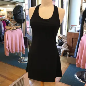 Women's Mono B | Teardrop Dress with Back Wide Criss Cross | Black